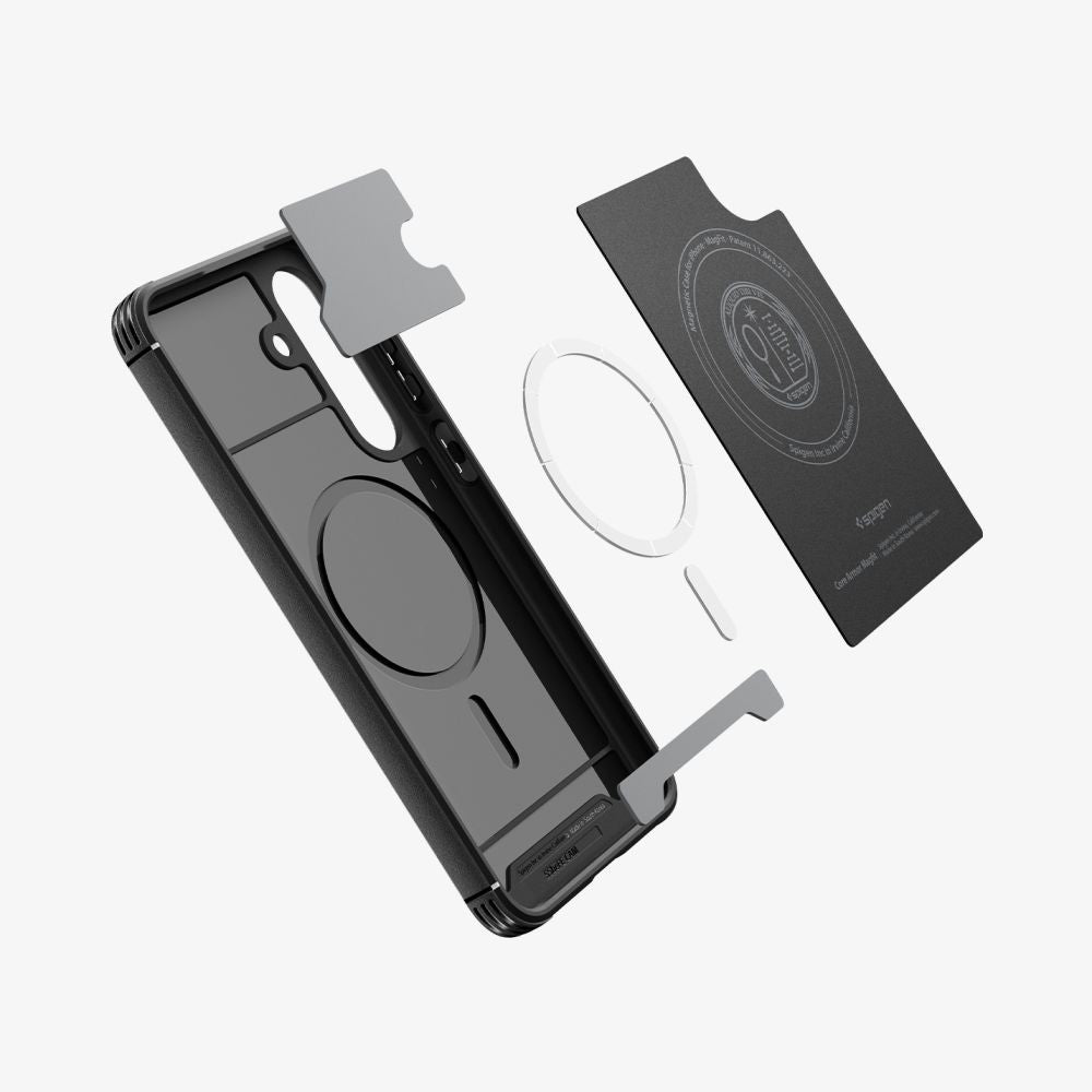 Husa de protectie Spigen Core Armor MagSafe (ACS10021) compatibil cu Samsung Galaxy S25 FE, Negru Mat