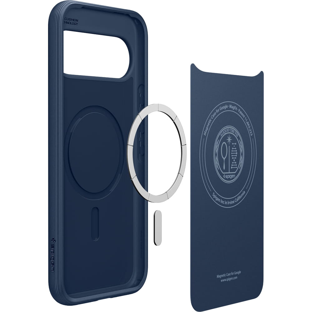 Husa de protectie Spigen Caseology Parallax MagSafe (ACS09733) compatibil cu Google Pixel 10 Pro XL, Albastru Inchis