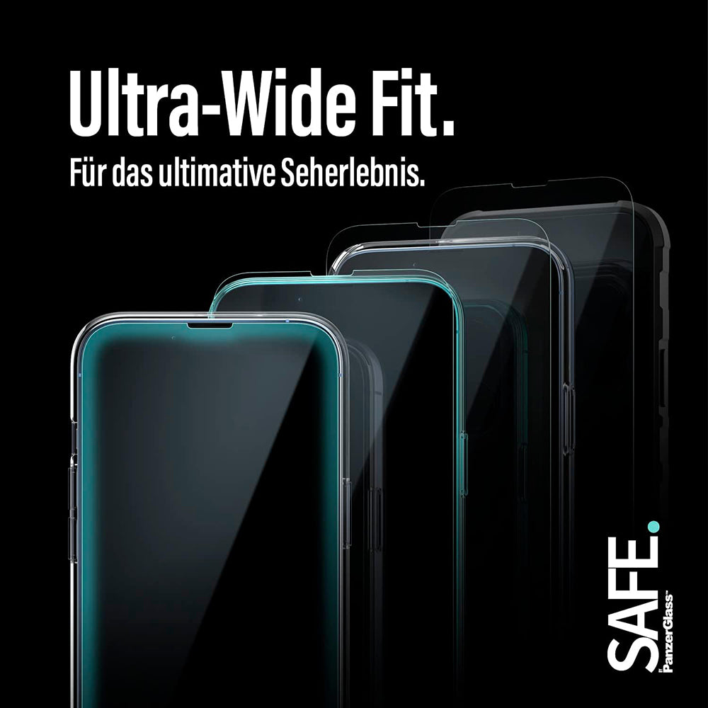 Folie de protectie PanzerGlass® SAFE. Ultra-Wide Fit w. Aligner compatibil cu Samsung Galaxy S24 FE, Transparent