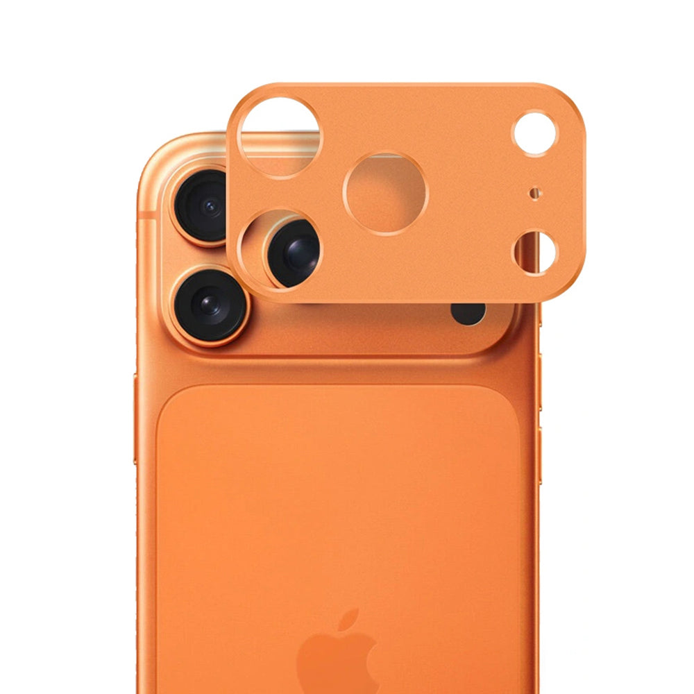 Folie de protectie Techsuit Full Camera Glass compatibil cu iPhone 17 Pro Max, Portocaliu