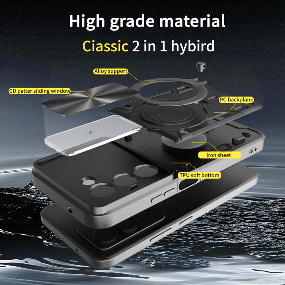 Husa de protectie Techsuit CamGuard Pro compatibil cu Xiaomi Redmi 15 4G / Redmi 15 5G, Roz Auriu