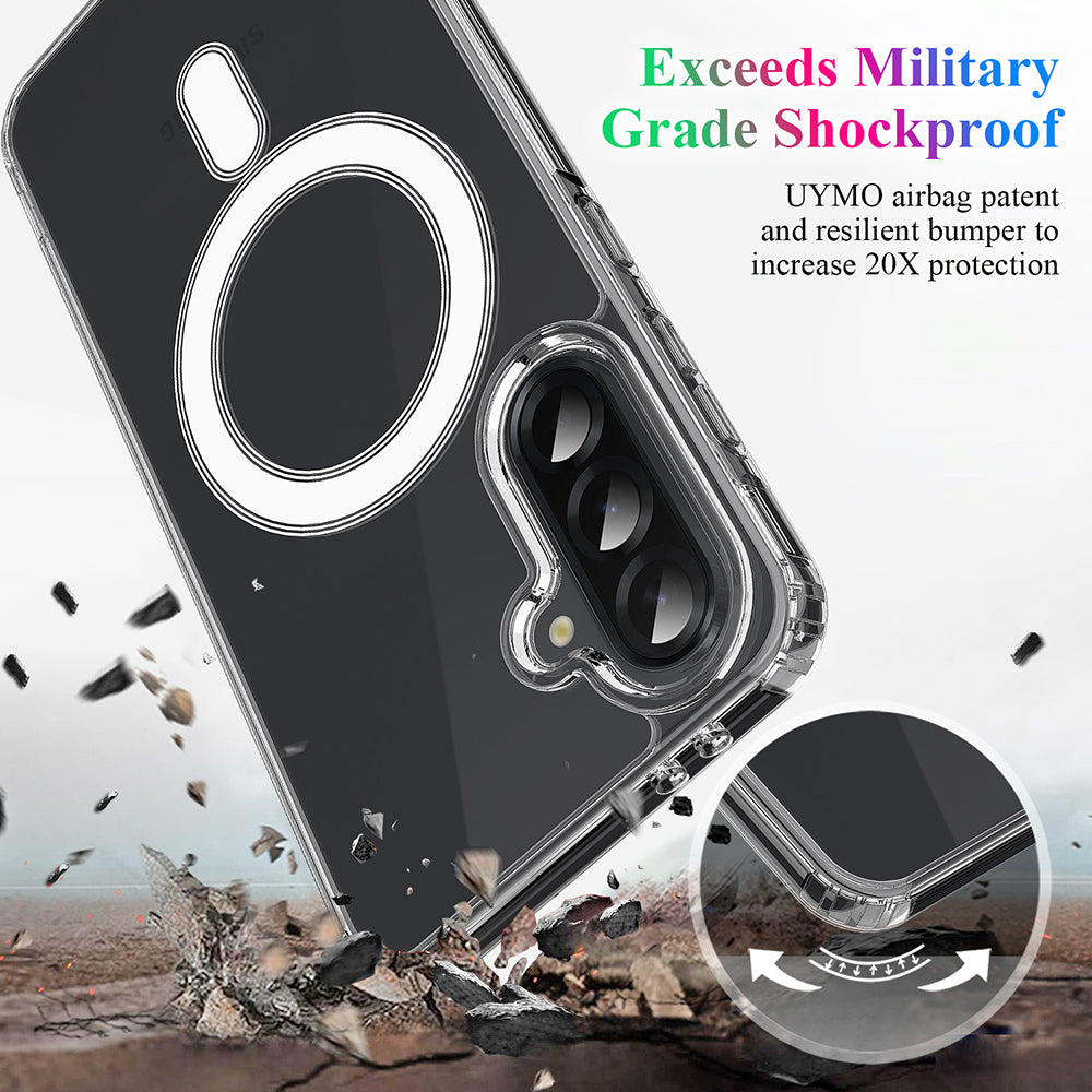 Husa de protectie Techsuit MagSafe Pro compatibil cu Samsung Galaxy A17 5G / A17 4G / M17 / F17, Transparent