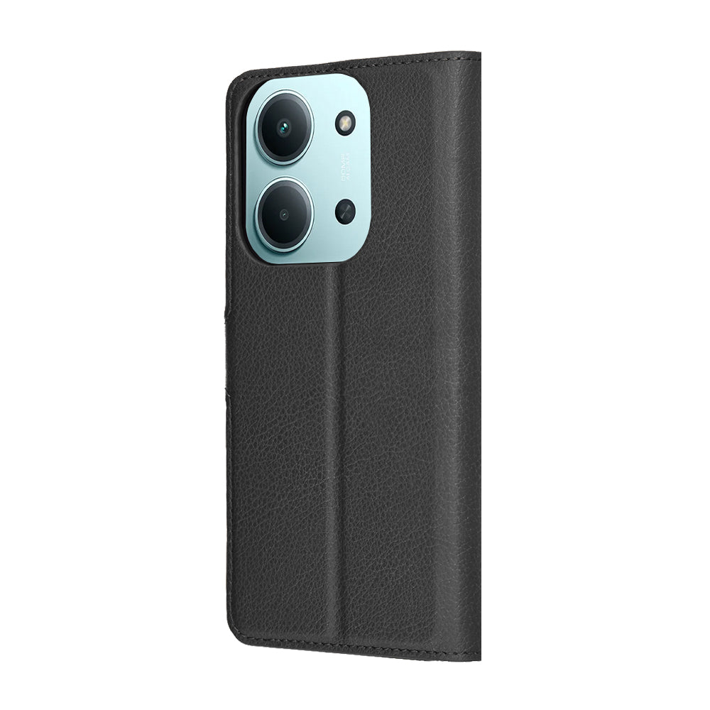Husa de protectie Techsuit Leather Folio compatibil cu Xiaomi Redmi 15C 4G / Redmi 15C 5G / Poco C85 4G, Negru