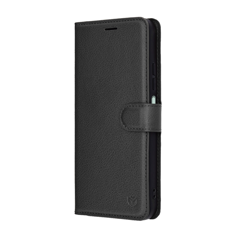 Husa de protectie Techsuit Leather Folio compatibil cu Xiaomi Redmi 15C 4G / Redmi 15C 5G / Poco C85 4G, Negru