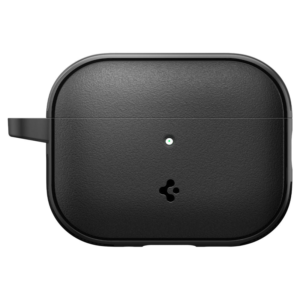 Casti Spigen Protection Case Vault (ACS09826), for Apple AirPods Pro 3, Air Space Technology, Aluminum Holder, Negru Mat