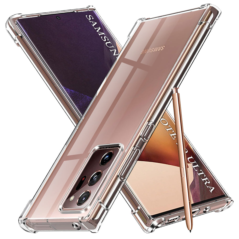 Husa de protectie Techsuit Shockproof Clear Silicone compatibil cu Samsung Galaxy Note 20 Ultra 4G / Note 20 Ultra 5G, Transparent