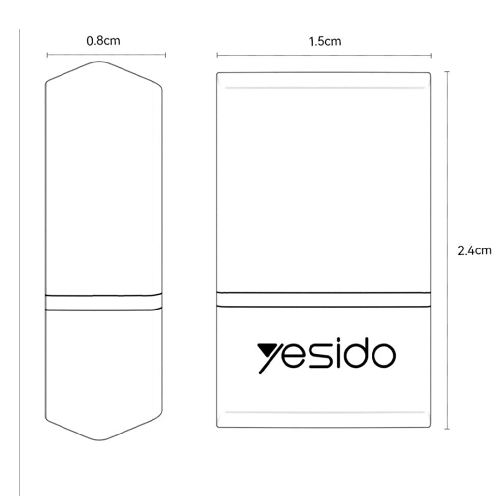 Adaptor Yesido Wi-Fi Adapter (WP10), with Built-in Antenna, UBS-A, 150Mbps, WiFi4 2.4G, Plug&Play, Negru