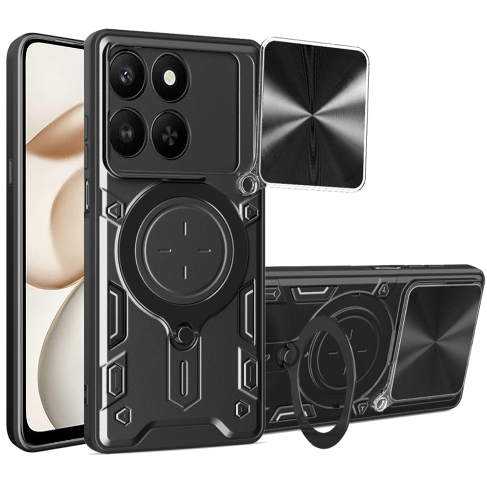 Husa de protectie Techsuit CamGuard Pro compatibil cu Honor 400 Smart 5G / 400 Smart 4G / X7d 4G, Negru