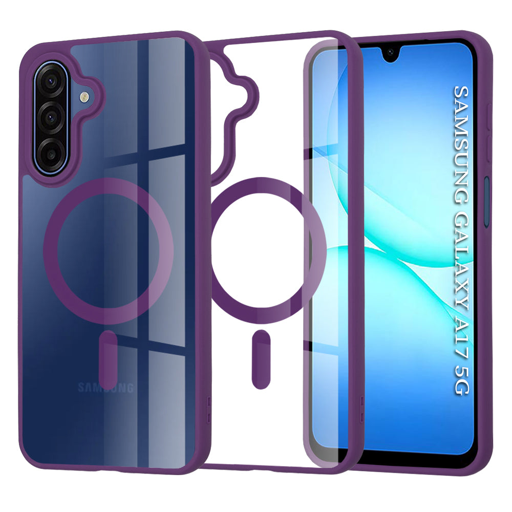 Husa de protectie Techsuit MagSafe Pro compatibil cu Samsung Galaxy A17 5G / A17 4G / M17 / F17, Mov