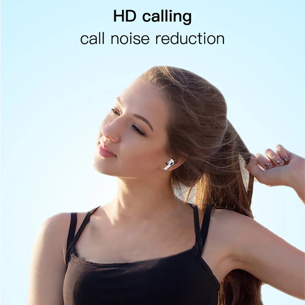Casti Yesido (TWS17), with Bluetooth V5.1, Half-In-ear Design, 200mAh, Type-C, Alb