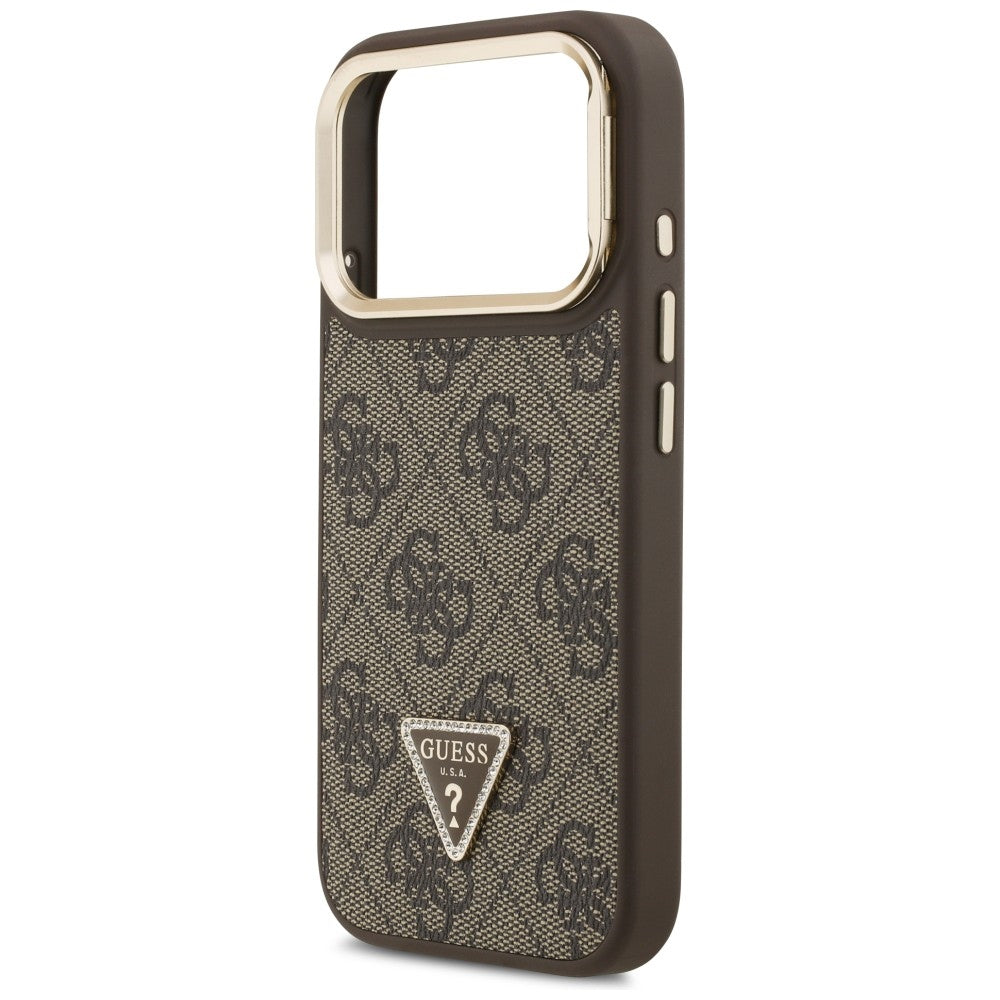 Husa de protectie Guess compatibil cu iPhone 17 Pro Max, Maro