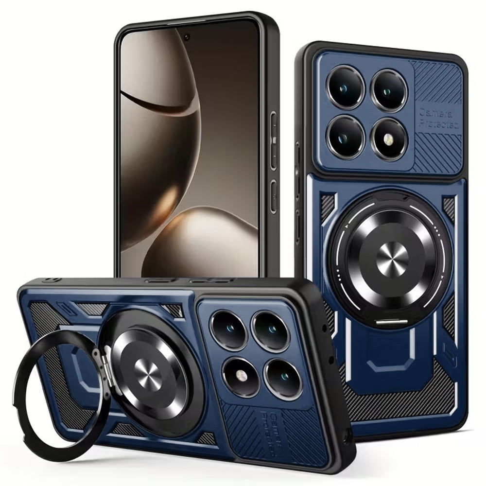Husa de protectie Techsuit RuggedCam compatibil cu Xiaomi 15T, Albastru