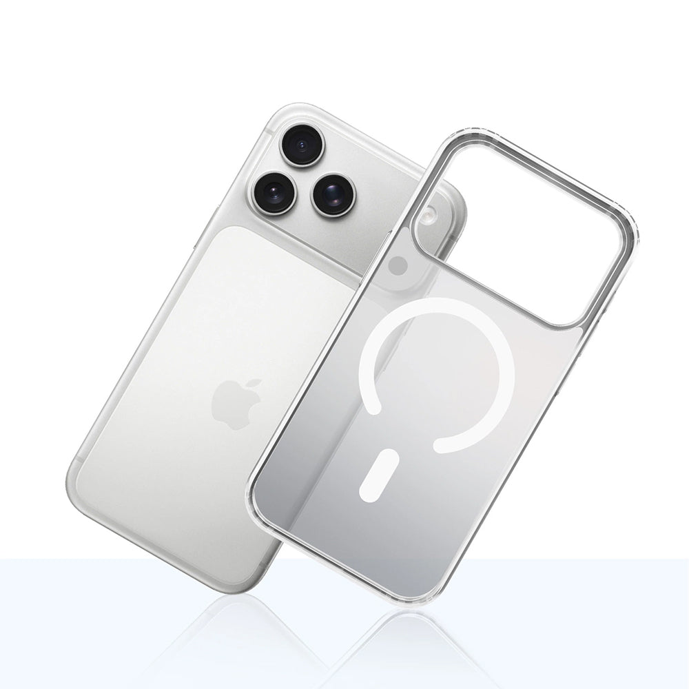 Husa de protectie 3mk Frosty MagCase compatibil cu iPhone 17 Pro Max, Alb