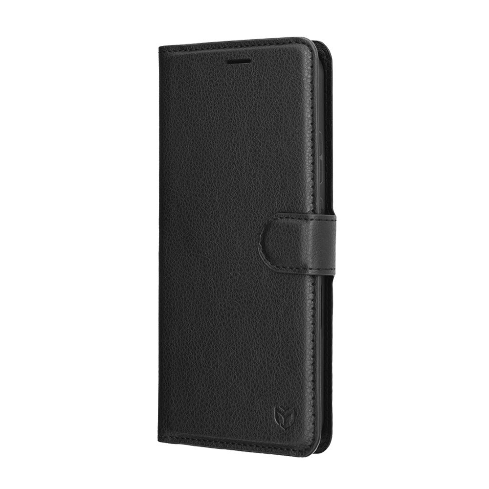 Husa de protectie Techsuit Leather Folio compatibil cu Honor Magic8 Pro, Negru
