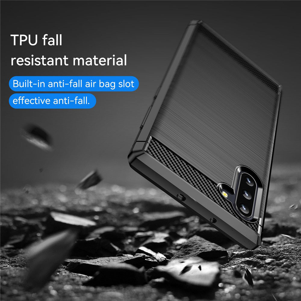 Husa de protectie Techsuit Carbon Silicone compatibil cu OnePlus 15, Negru