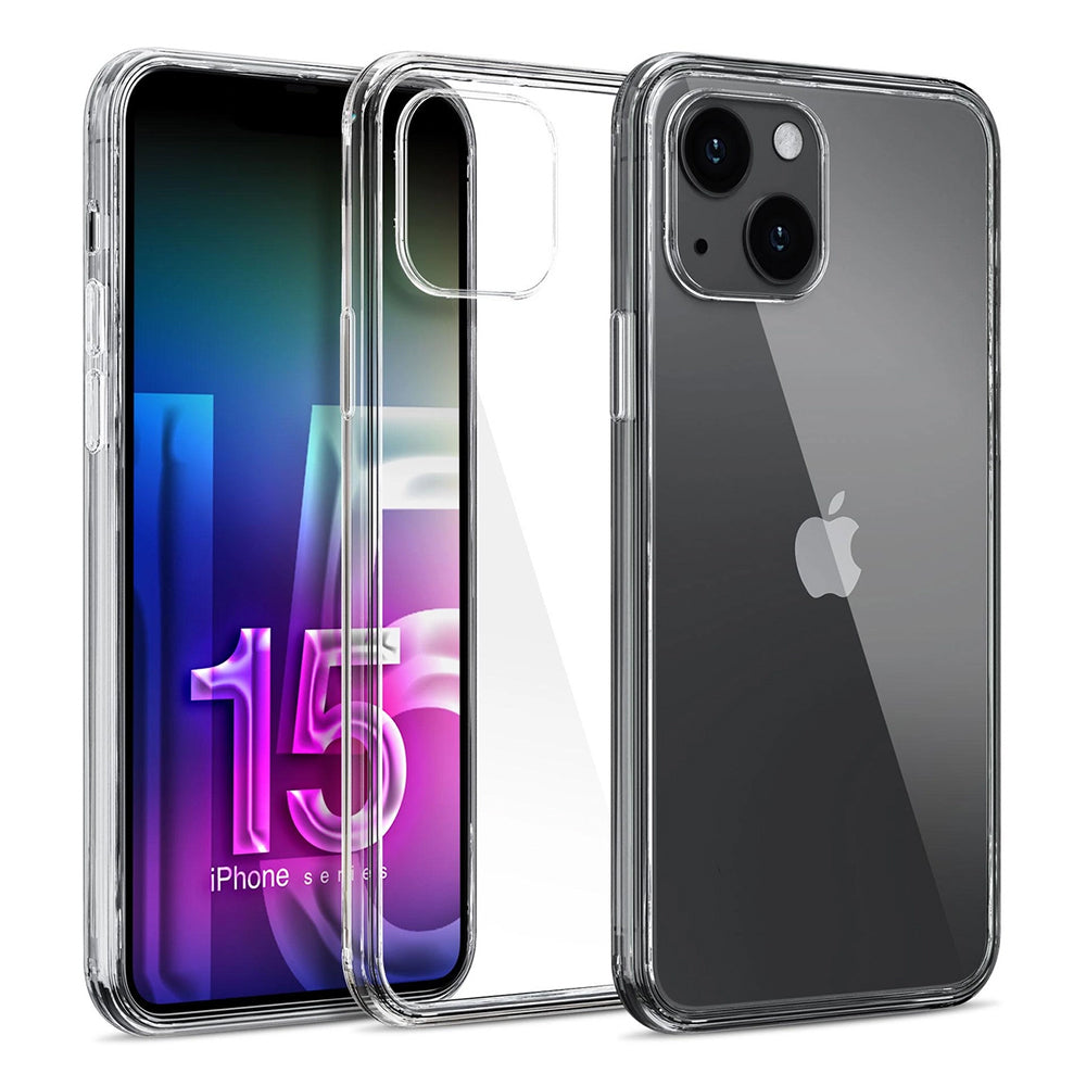 Husa de protectie 3mk Clear compatibil cu iPhone 15, Transparent