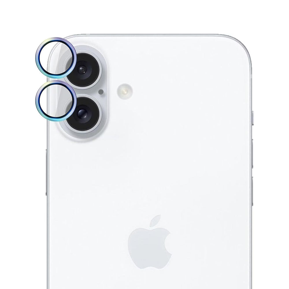 Folie de protectie 3mk Hardy Lens Protection Pro compatibil cu iPhone 17, Curcubeu