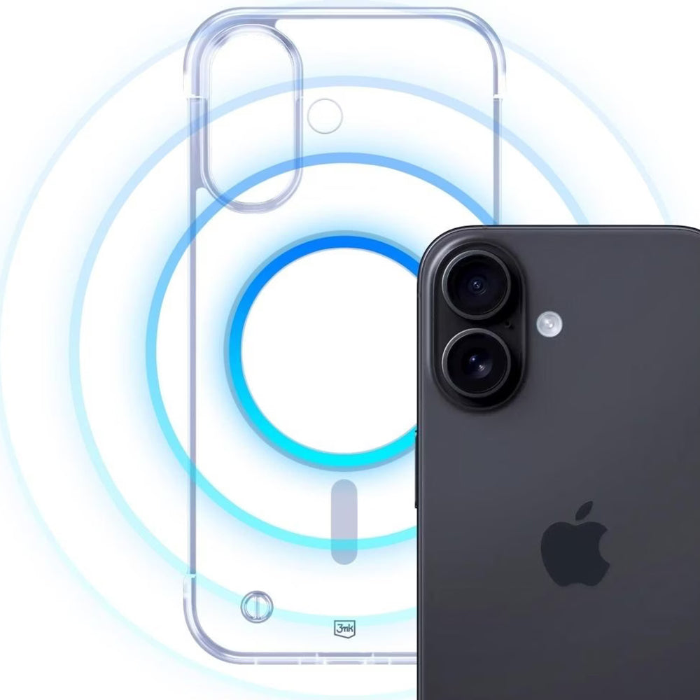 Husa de protectie 3mk Just20g MagCase compatibil cu iPhone 17, Transparent