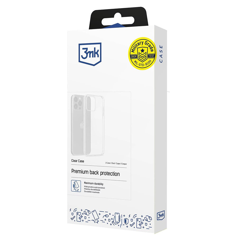 Husa de protectie 3mk Clear compatibil cu iPhone 14 Pro Max, Transparent