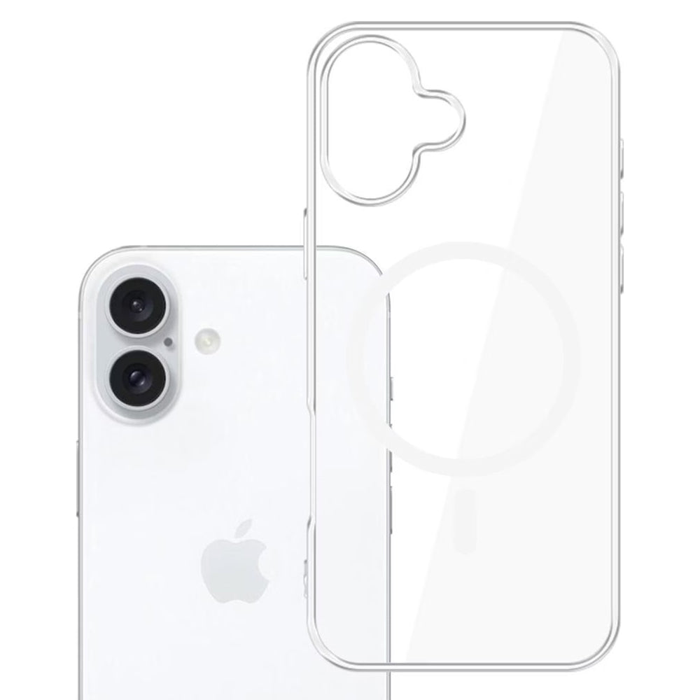 Husa de protectie 3mk Clear MagCase compatibil cu iPhone 17, Transparent