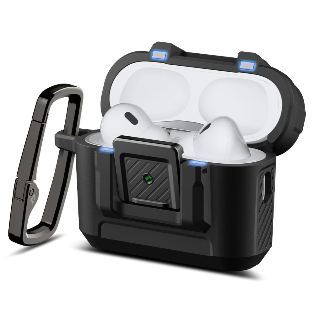 Casti Spigen Lock Fit (ACS09825), Apple AirPods Pro 3, Negru Mat