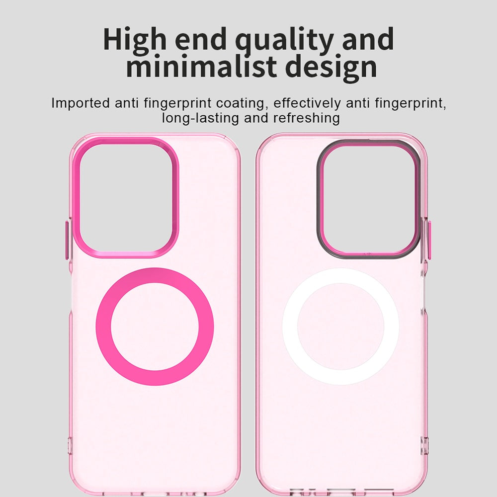 Husa de protectie Techsuit CandyCase MagSafe compatibil cu Xiaomi Redmi 15C 4G / Redmi 15C 5G / Poco C85 4G, Roz