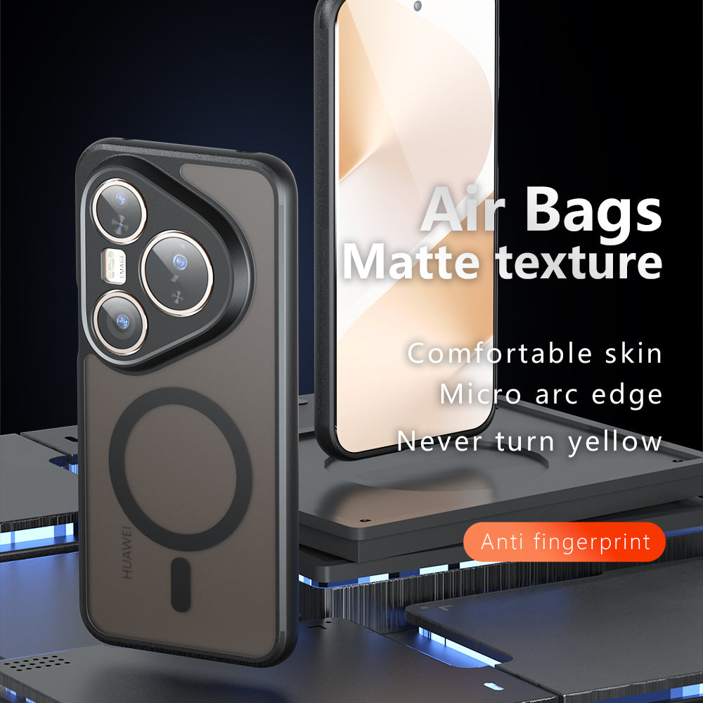 Husa de protectie Techsuit PureFrost MagSafe compatibil cu Huawei Pura 80 Ultra, Negru Mat