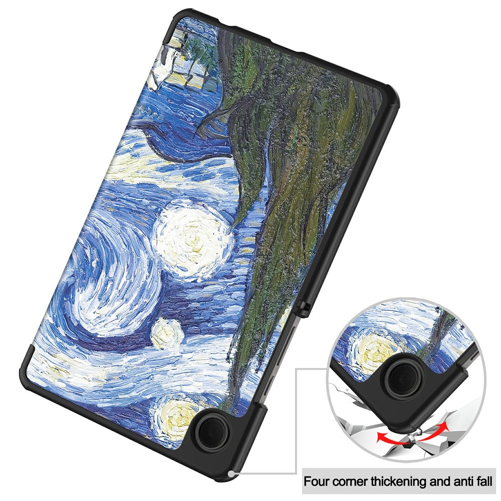 Husa de protectie tableta Techsuit FoldPro compatibil cu Samsung Galaxy Tab A11 / A9, Starry Night
