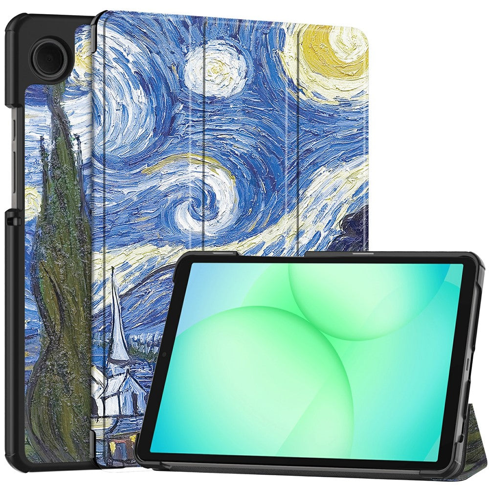 Husa de protectie tableta Techsuit FoldPro compatibil cu Samsung Galaxy Tab A11 / A9, Starry Night