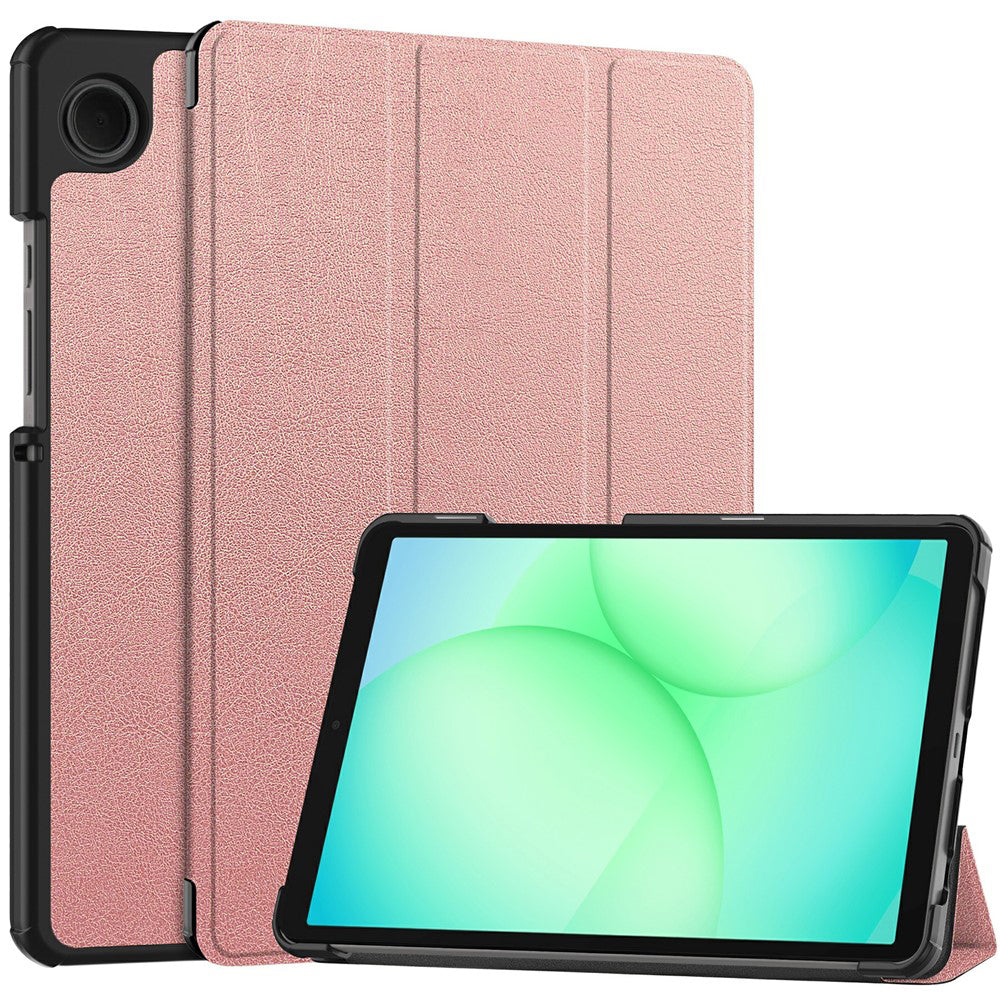 Husa de protectie tableta Techsuit FoldPro compatibil cu Samsung Galaxy Tab A11 / A9, Roz Auriu