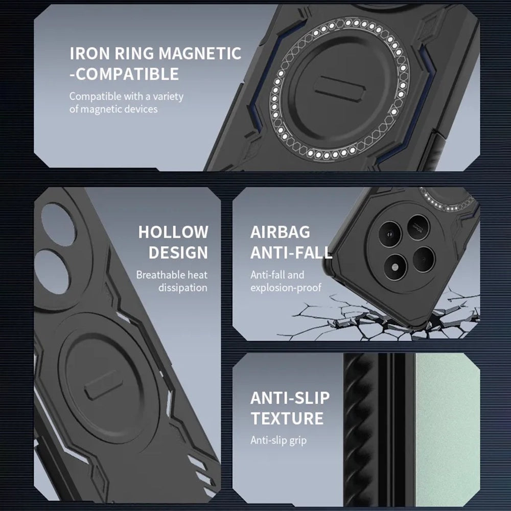 Husa de protectie Techsuit ArmorMag compatibil cu Xiaomi 15T Pro, Albastru