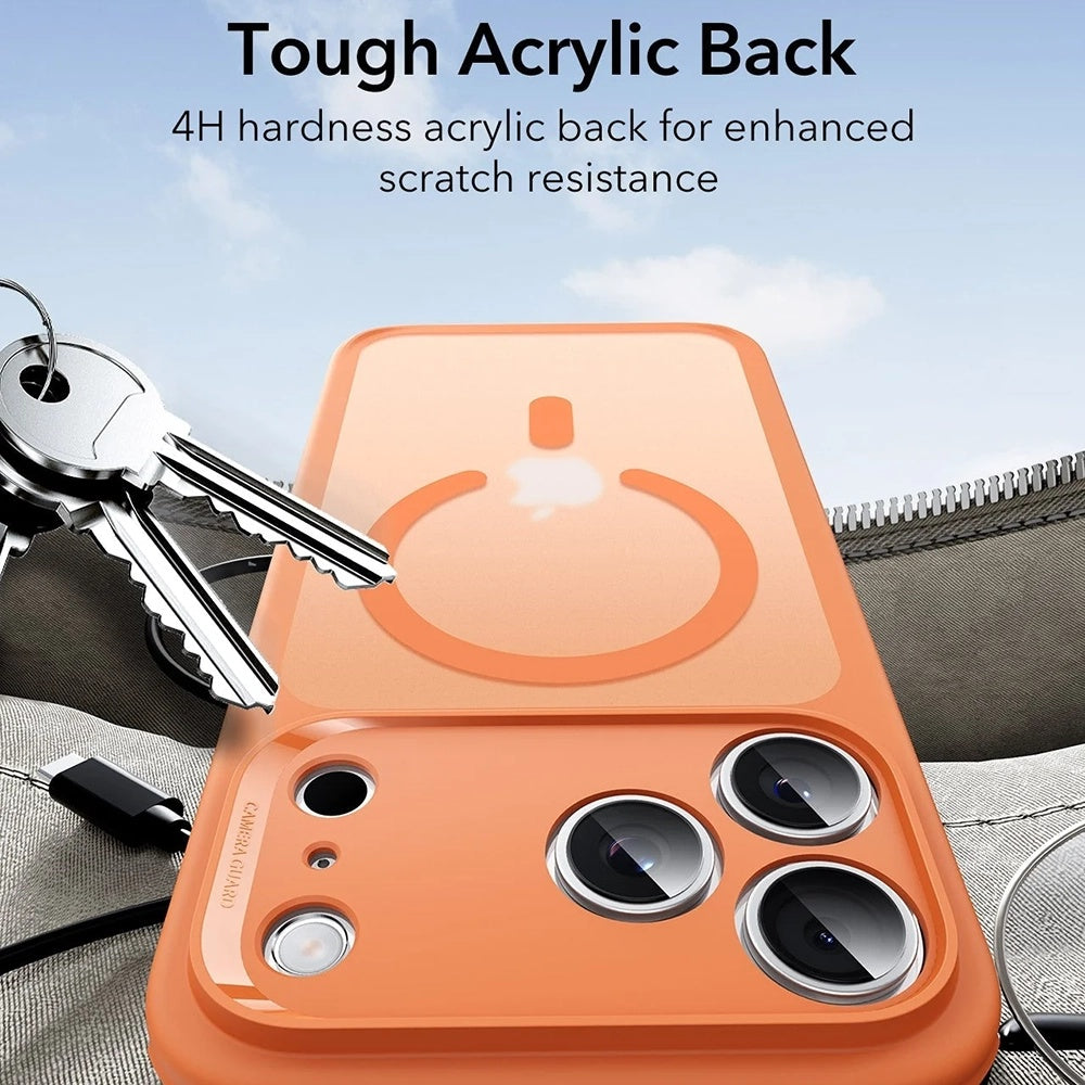 Husa de protectie ESR Classic Hybrid HaloLock compatibil cu iPhone 17 Pro Max, Frosted Orange