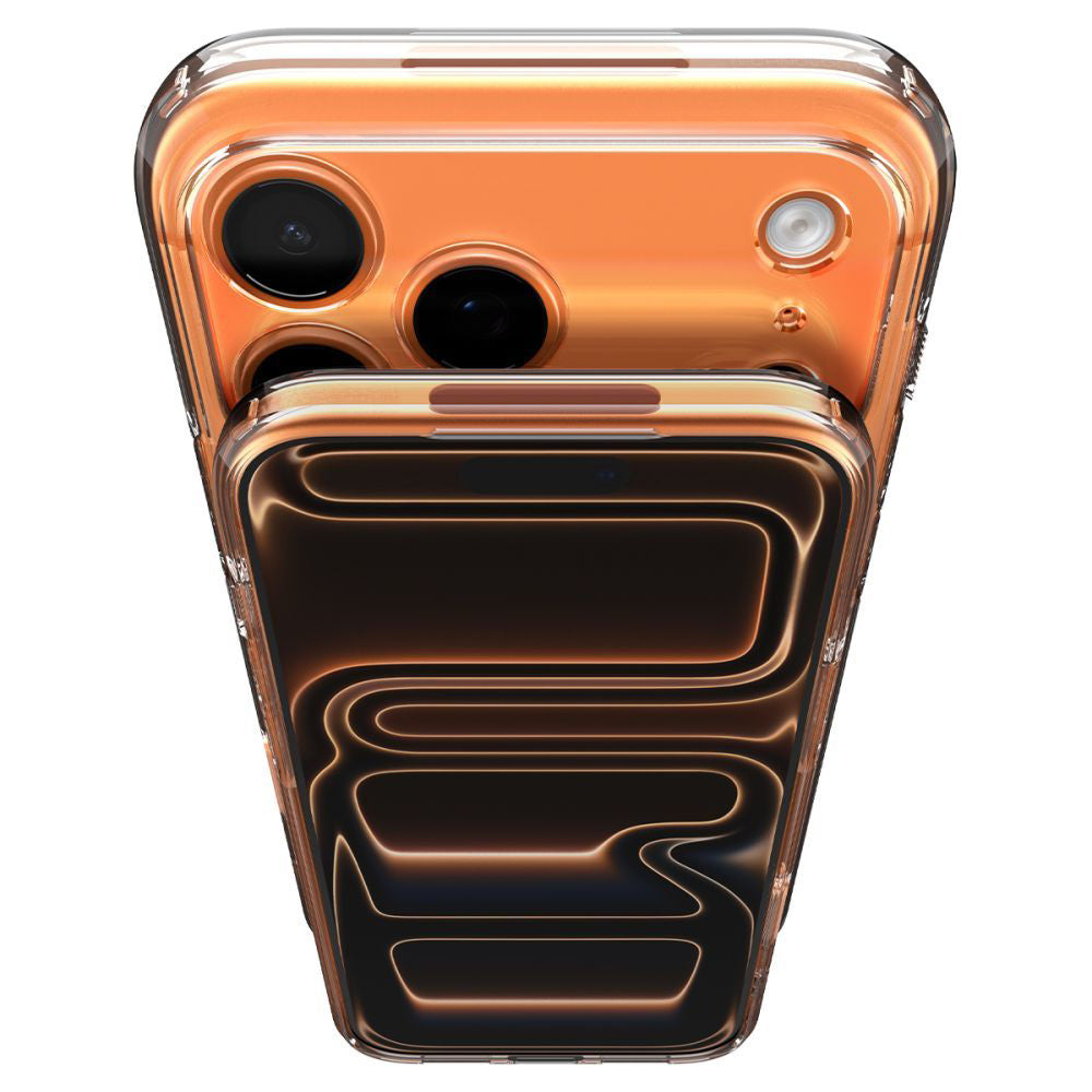 Husa de protectie Spigen Ultra Hybrid T MagSafe (ACS10477) compatibil cu iPhone 17 Pro, Glossy Orange