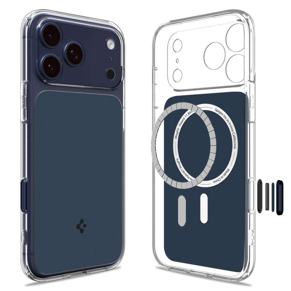Husa de protectie Spigen Ultra Hybrid T MagSafe (ACS10476) compatibil cu iPhone 17 Pro, Matte Blue
