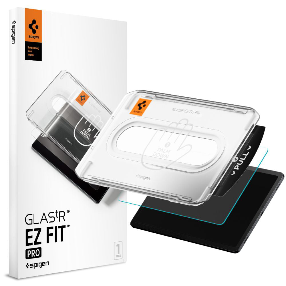 Husa de protectie tableta Spigen Glas.TR EZ-FIT Pro (AGL10198) compatibil cu Samsung Galaxy Tab S11, Transparent