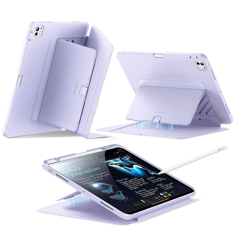 Husa de protectie tableta ESR Flip Hybrid (with Pencil Holder) compatibil cu iPad Pro 11 (2024) / iPad Pro 11 (2025), Mov
