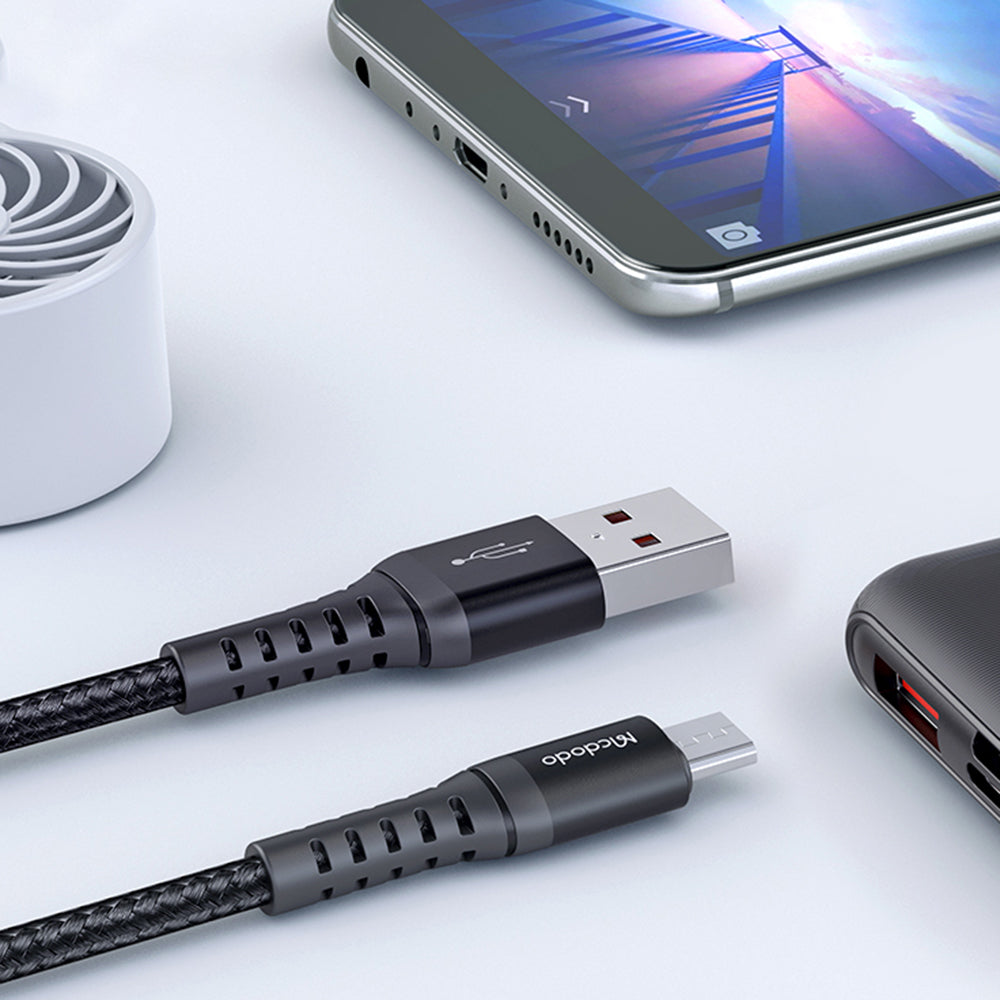 Cablu Mcdodo CA-2281, USB Micro-USB, QC4.0/3.0, 1m, Negru