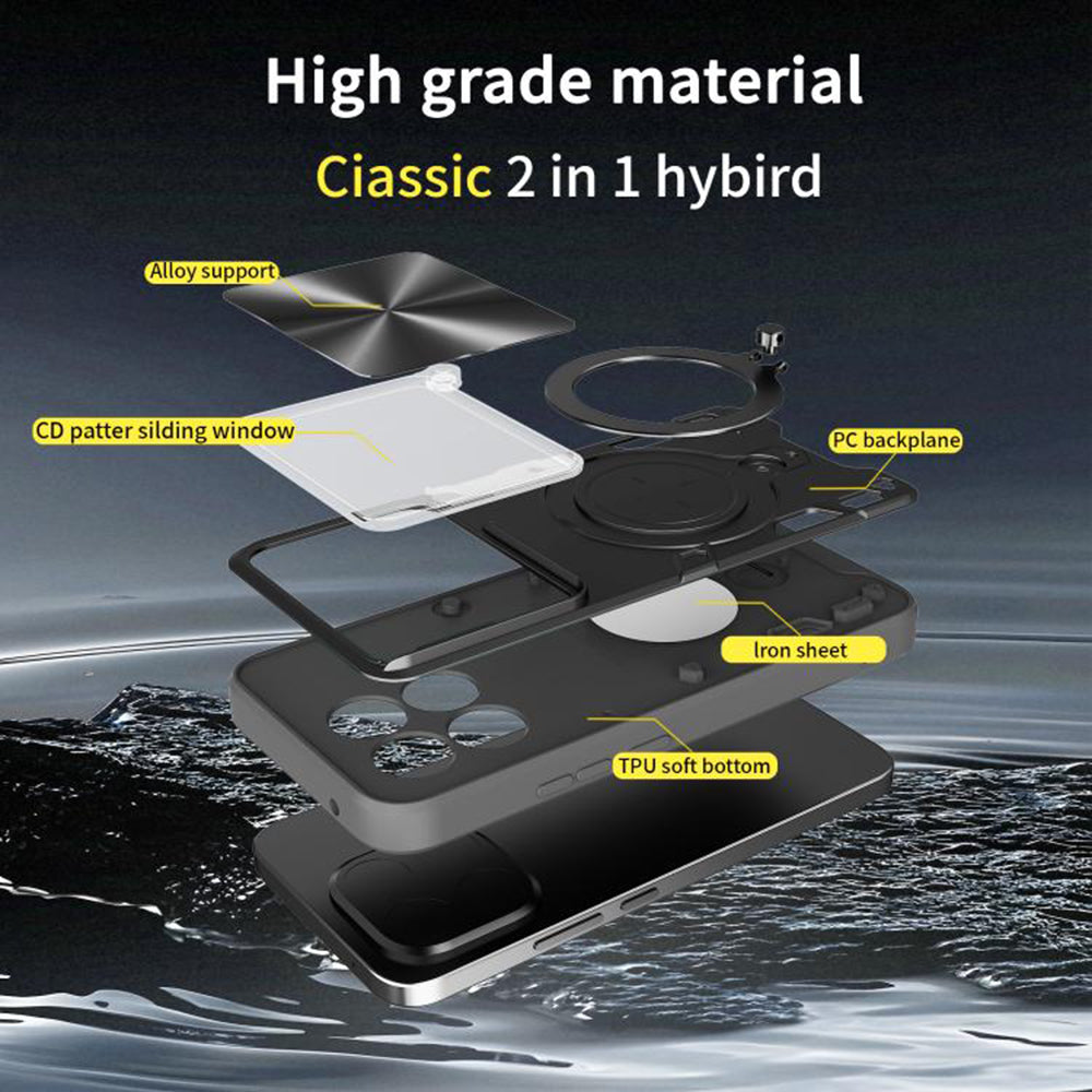Husa de protectie Techsuit CamGuard Pro compatibil cu Xiaomi 15T, Roz Auriu