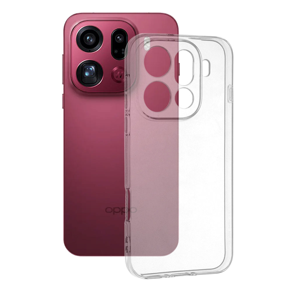 Husa de protectie Techsuit Clear Silicone compatibil cu Oppo Find X9 Pro, Transparent