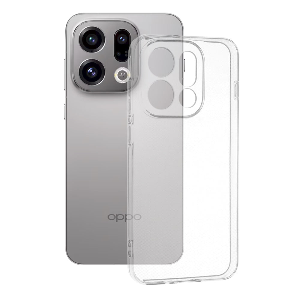 Husa de protectie Techsuit Clear Silicone compatibil cu Oppo Find X9, Transparent