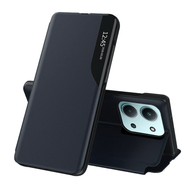 Husa de protectie Techsuit eFold Series compatibil cu Xiaomi Redmi 15C 4G / Redmi 15C 5G / Poco C85 4G, Albastru Inchis