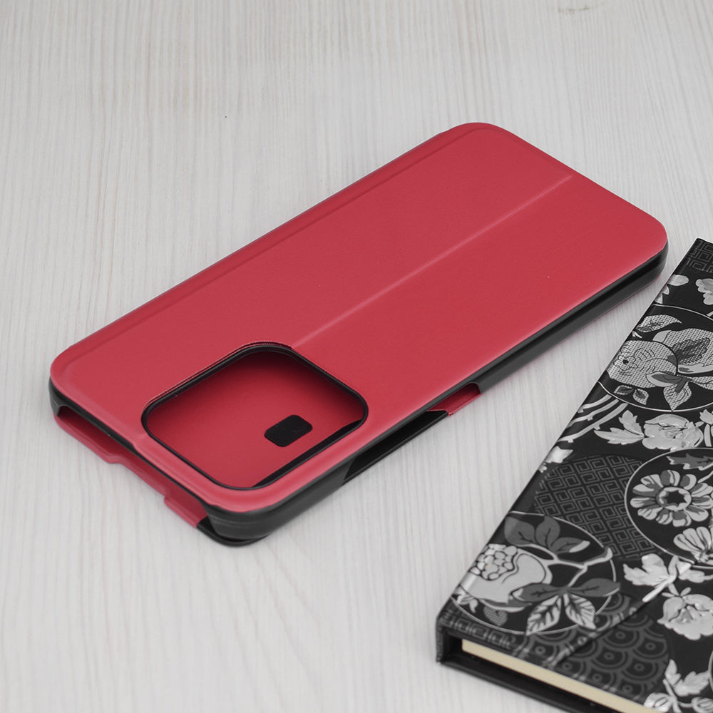 Husa de protectie Techsuit eFold Series compatibil cu Xiaomi Redmi 15C 4G / Redmi 15C 5G / Poco C85 4G, Rosu