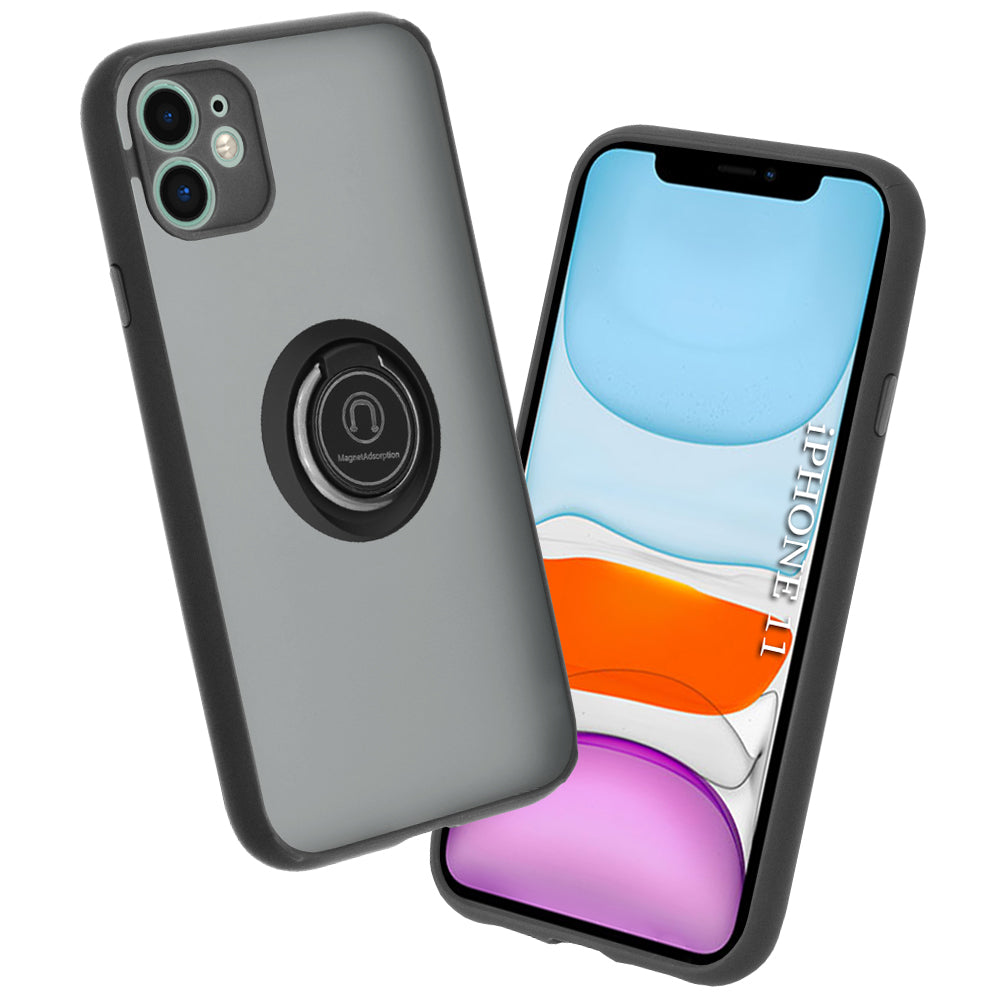 Husa de protectie Techsuit Glinth compatibil cu iPhone 11, Negru