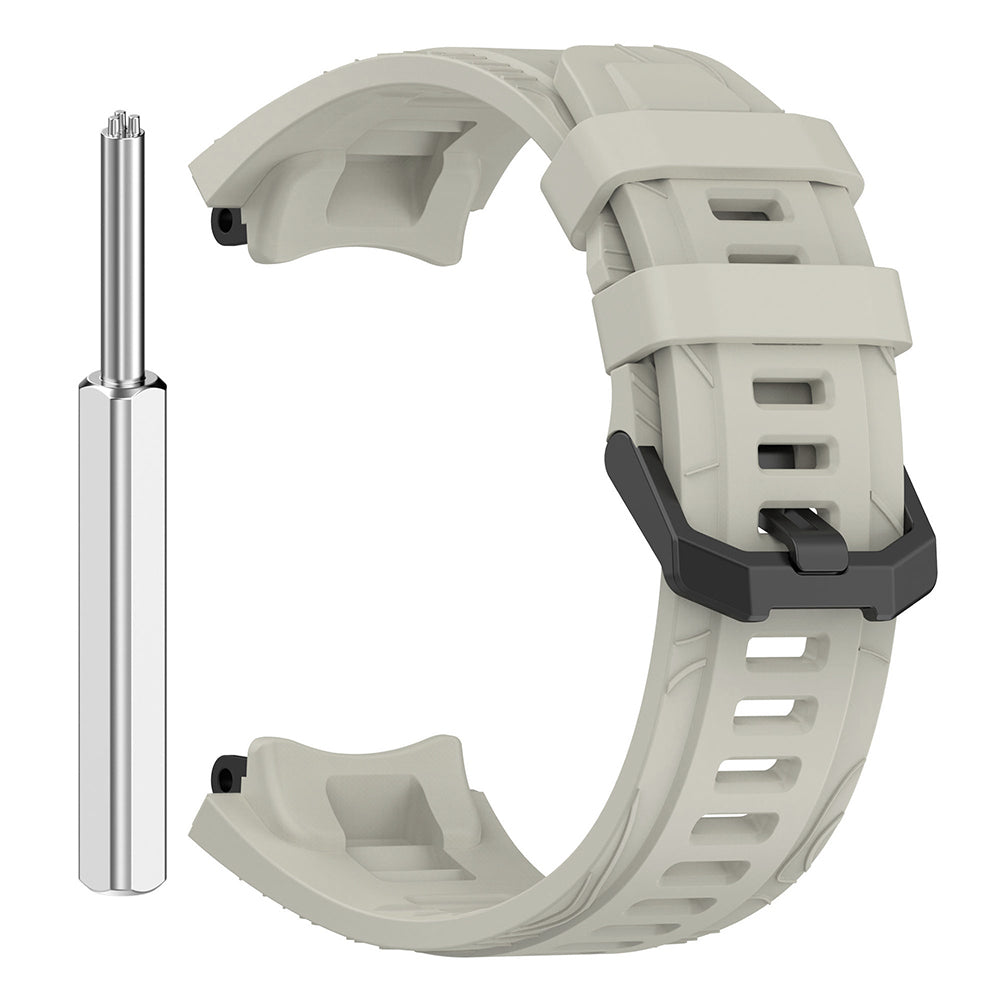 Curea smartwatch Techsuit Watchband (W067) compatibil cu Amazfit T-Rex 3, Dusty Gray
