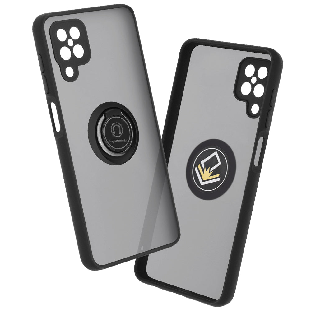 Husa de protectie Techsuit Glinth compatibil cu Samsung Galaxy A12 / A12 Nacho, Negru