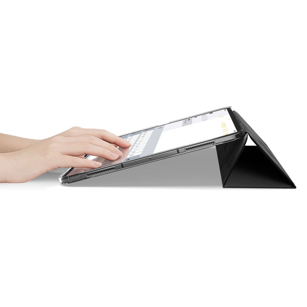 Husa de protectie tableta Spigen Liquid Air Folio (ACS09439) compatibil cu iPad Pro 13 (2024) / iPad Pro 13 (2025), Negru