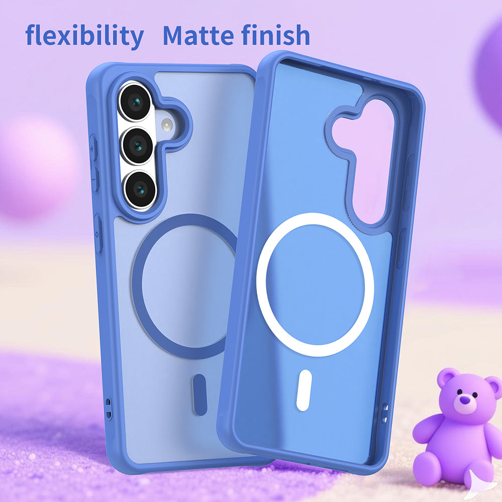 Husa de protectie Techsuit HaloFrost II MagSafe compatibil cu Samsung Galaxy S26, Albastru Cer