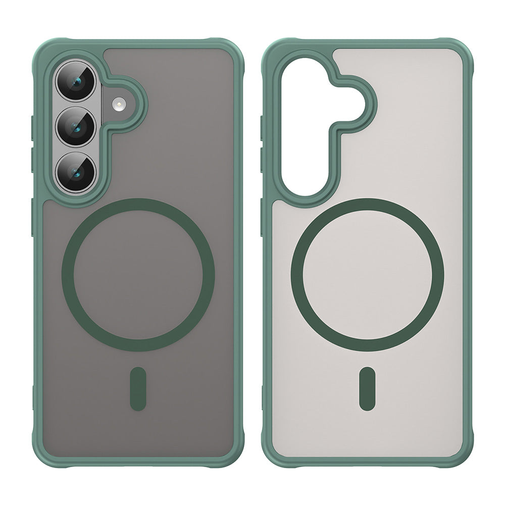 Husa de protectie Techsuit HaloFrost II MagSafe compatibil cu Samsung Galaxy S26, Verde
