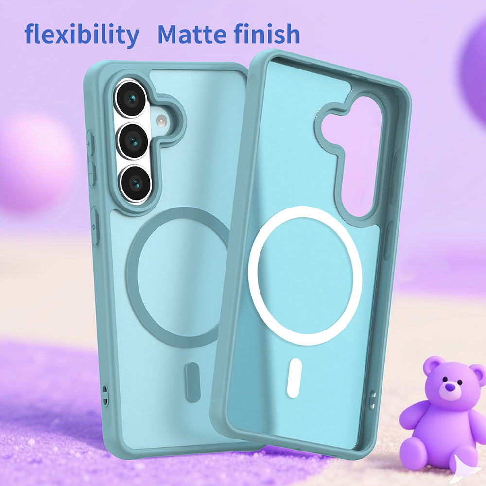Husa de protectie Techsuit HaloFrost II MagSafe compatibil cu Samsung Galaxy S26, Verde Menta