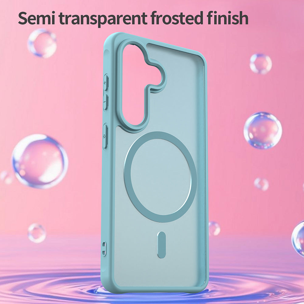 Husa de protectie Techsuit HaloFrost II MagSafe compatibil cu Samsung Galaxy S26, Verde Menta